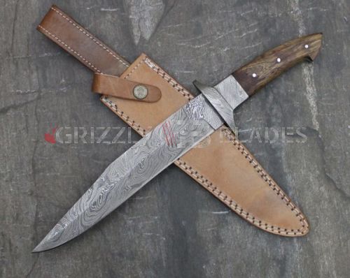 Buy Damascus Steel Custom Handmade Hunting Bowie Knife 14 Inches - Damascus  Knives in Canada.