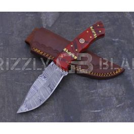 Premium Handmade Damascus Steel Hunting and Skinning Knife main image 1
