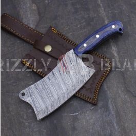 Premium Handmade Damascus Steel Cleavers main image 1
