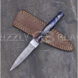 Artisan Crafted Damascus Steel Hunting Knife – 9