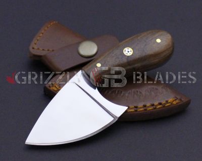 D2 Steel Custom Handmade Hunting Skinning Knife 5" WALNUT
