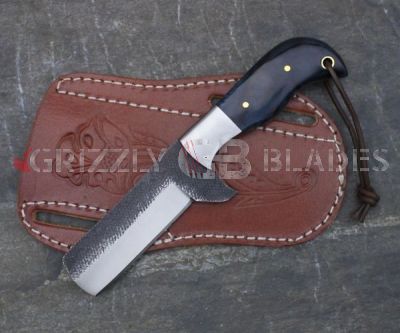 High Carbon Steel Custom Handmade COWBOY Bull Cutter Knife 6.5” H