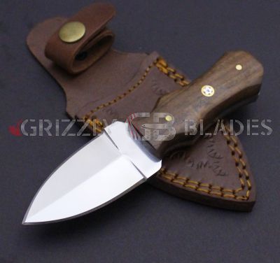 D2 Steel CUSTOM HANDMADE HUNTING DAGGER knife 6" Walnut