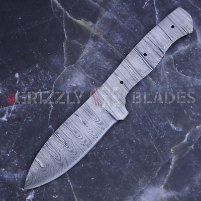 Handmade Hunting Skinner Knife Blank Full Tang Knife Making Supplies 9"