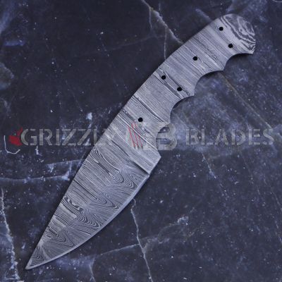 Handmade Hunting Skinner Knife Blank Full Tang Knife Making Supplies 9"