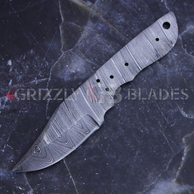 Handmade Hunting Skinner Knife Blank Full Tang Knife Making Supplies 9"