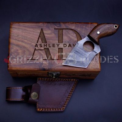 DAMASCUS STEEL CUSTOM HANDMADE TANTO PUNCH KNIFE 5.25"