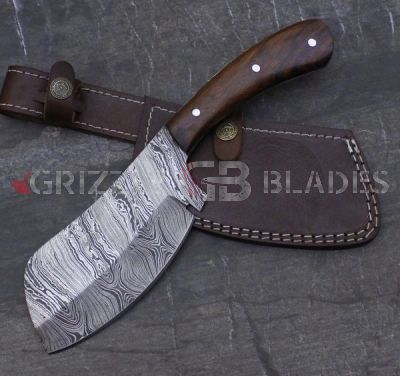 DAMASCUS STEEL CUSTOM HANDMADE CLEAVER 11.5" C