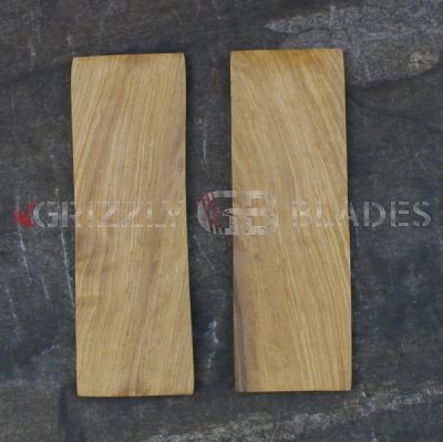 PAIR OF OLIVE WOOD SCALES 5"