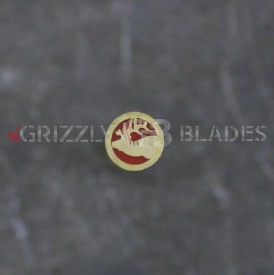 MP9 ELK BRASS MOSAIC PIN 4.25"