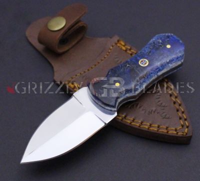 D2 Steel CUSTOM HANDMADE HUNTING DAGGER knife 6" Blue