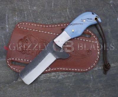 High Carbon Steel Custom Handmade COWBOY Bull Cutter Knife 6.5" D