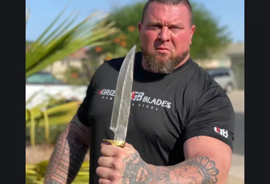 HANDMADE HUNTING BOWIE KNIFE IN AMERICA