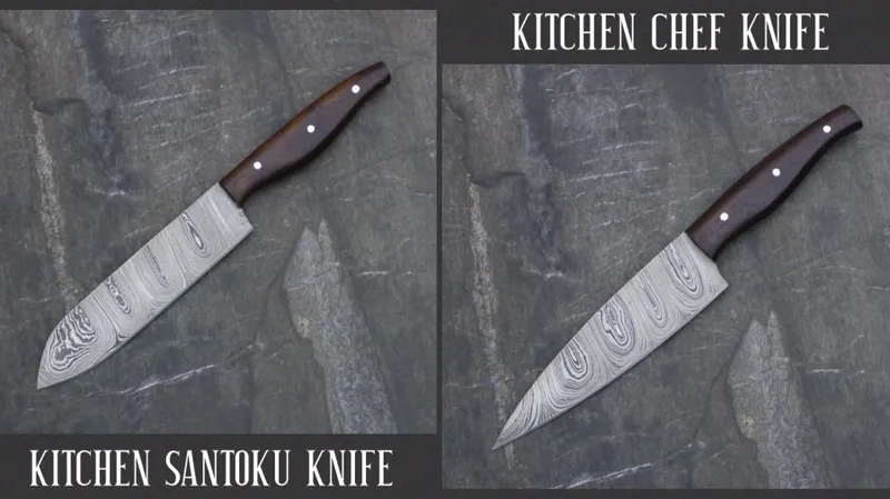 WHAT'S THE DIFFERENCE BETWEEN SANTOKU AND CHEF KITCHEN KNIVES